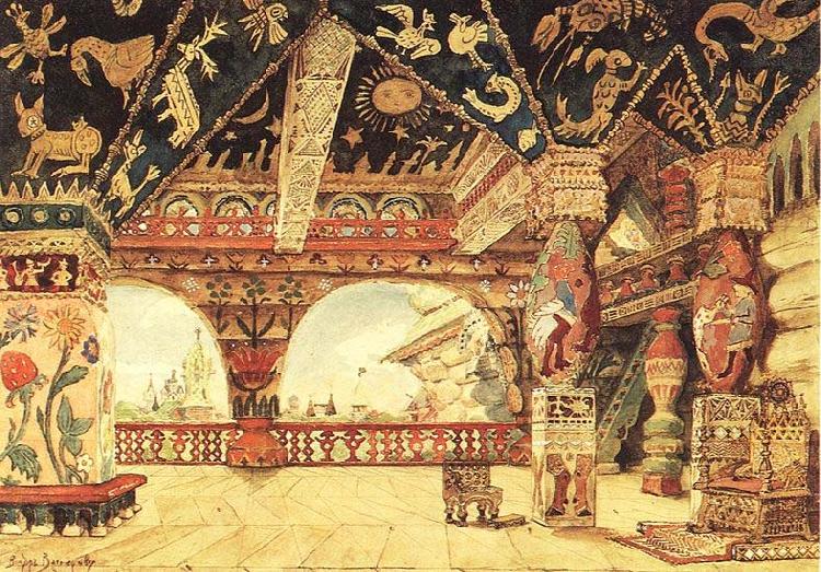 Palace of Tsar Berendei, Viktor Vasnetsov